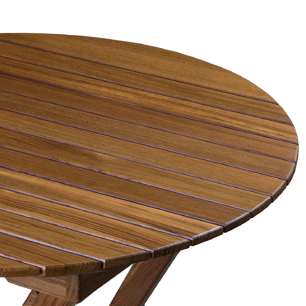 Whitecap Round Slat Table  Teak 63057