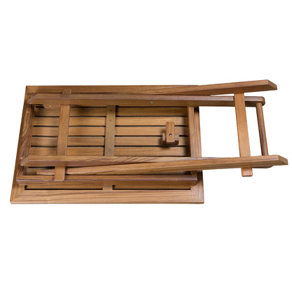 Whitecap Folding Slat Table  Teak 63058