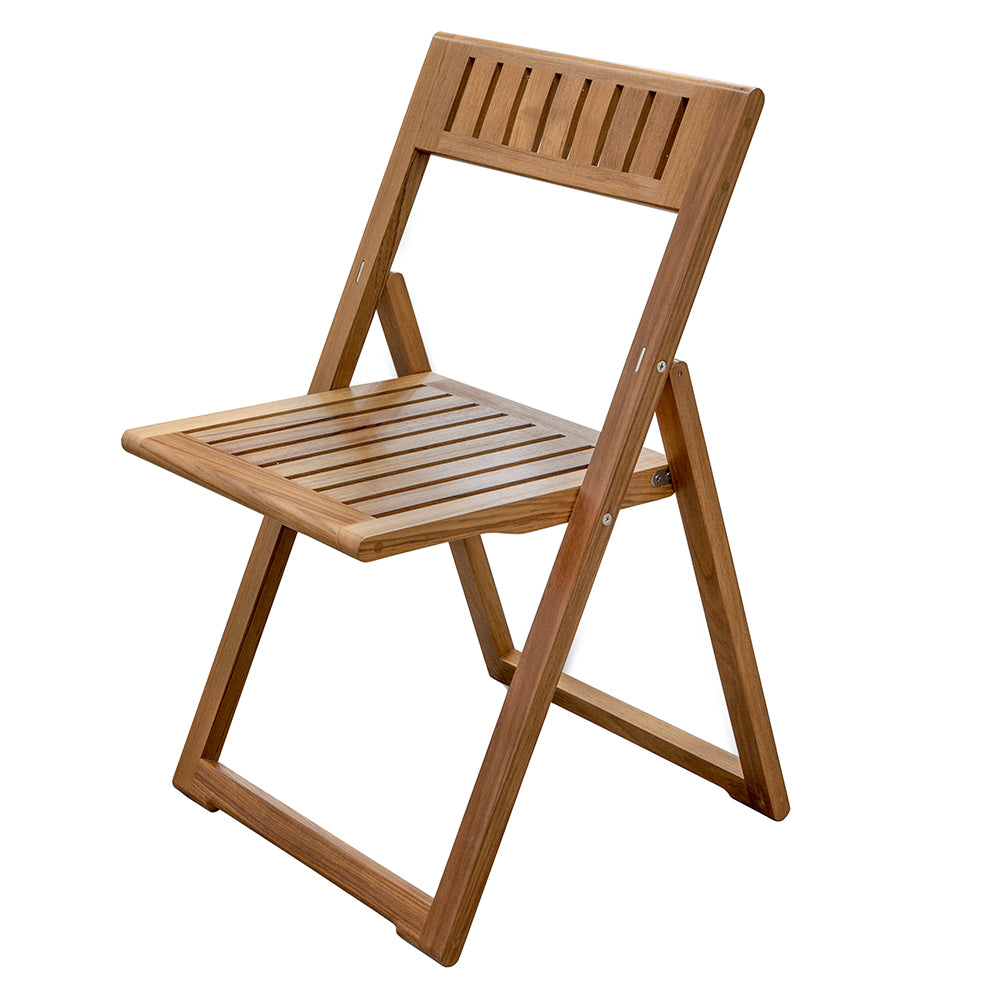 Whitecap Folding Slat Chair  Teak 63059