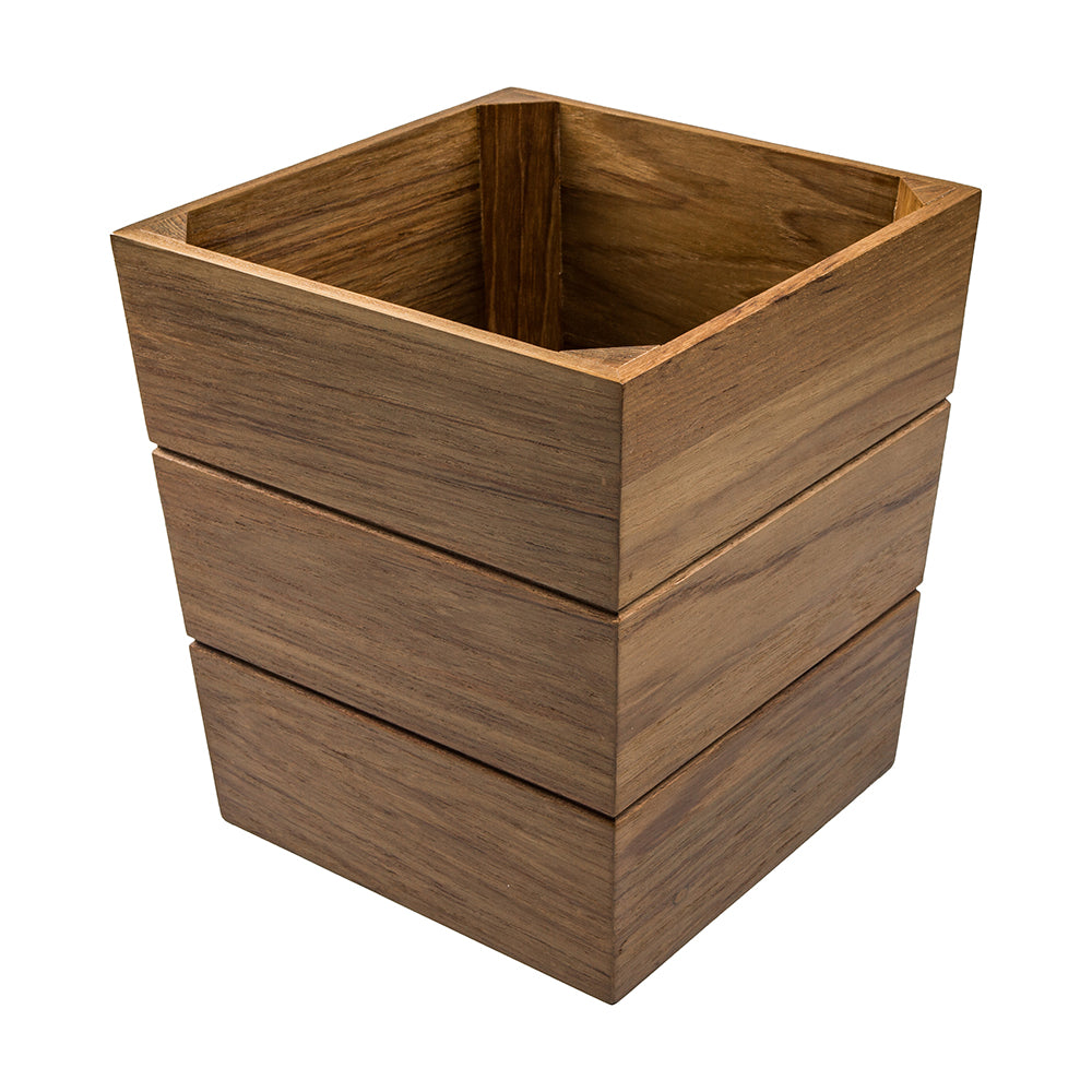 Whitecap Large Waste Basket  Teak WT63100