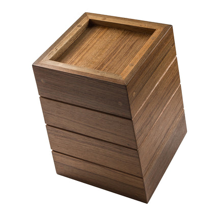 Whitecap Small Waste Basket  Teak WT63102