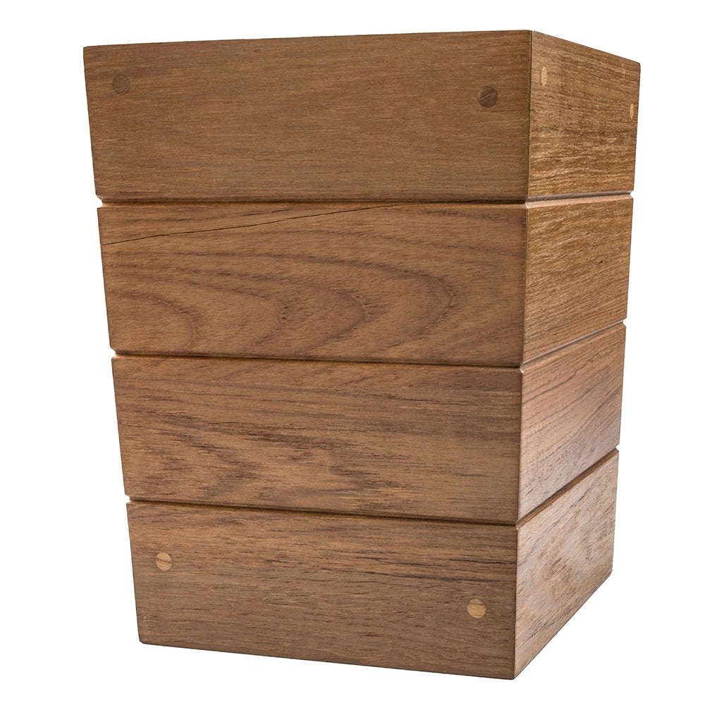 Whitecap Small Waste Basket  Teak WT63102