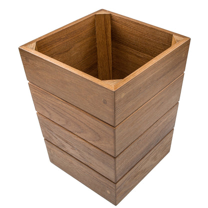 Whitecap Small Waste Basket  Teak WT63102