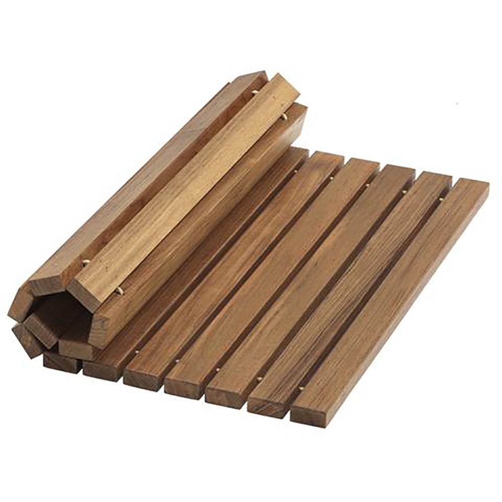 Whitecap RollUp Shower Mat  Teak WT63108