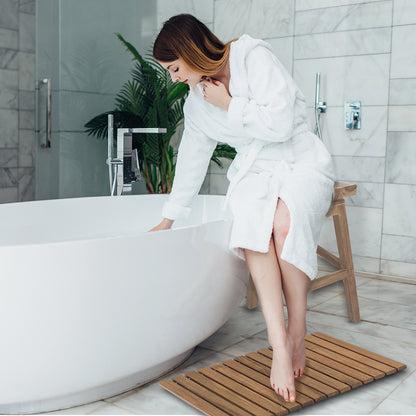 Whitecap RollUp Shower Mat  Teak WT63108