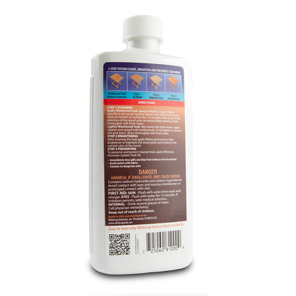 Whitecap Premium Teak Cleaning  16oz TK81000