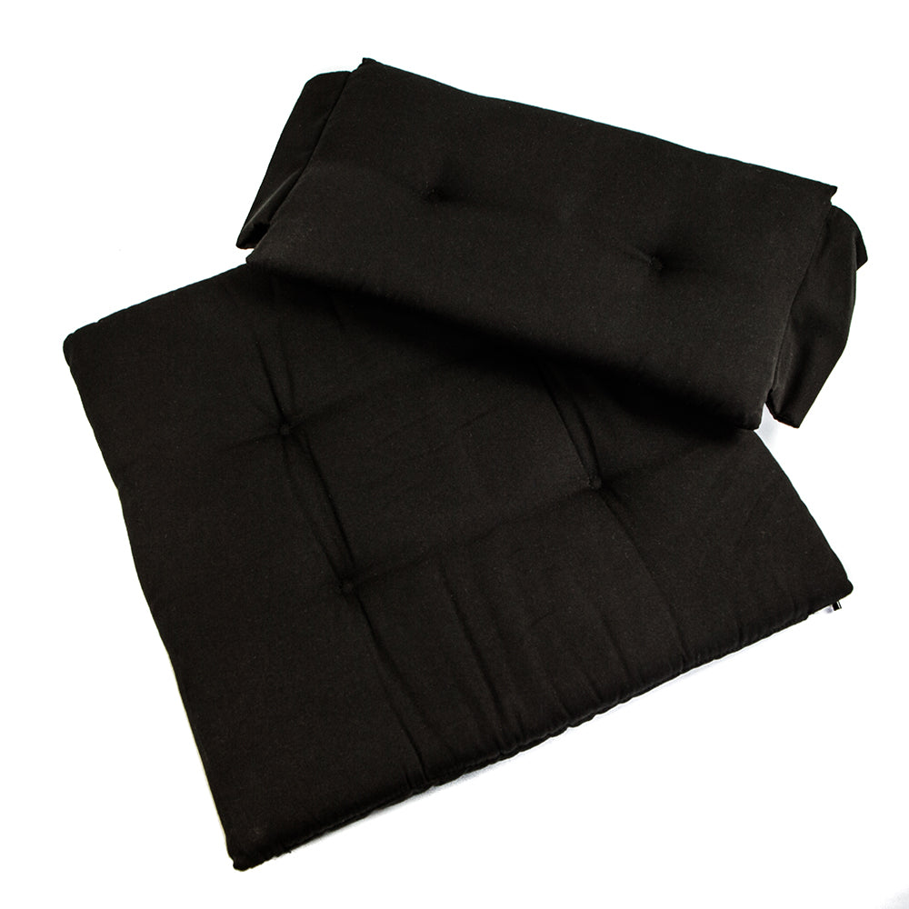 Whitecap Directors Chair II Replacement Seat Cushion Set  Black 87241