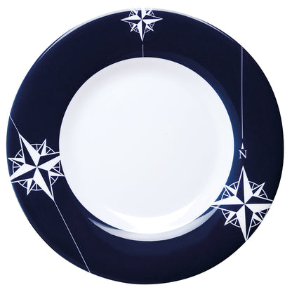 Marine Business Melamine NonSlip Flat Round Dinner Plate  NORTHWIND  10 Set of 6 15001C