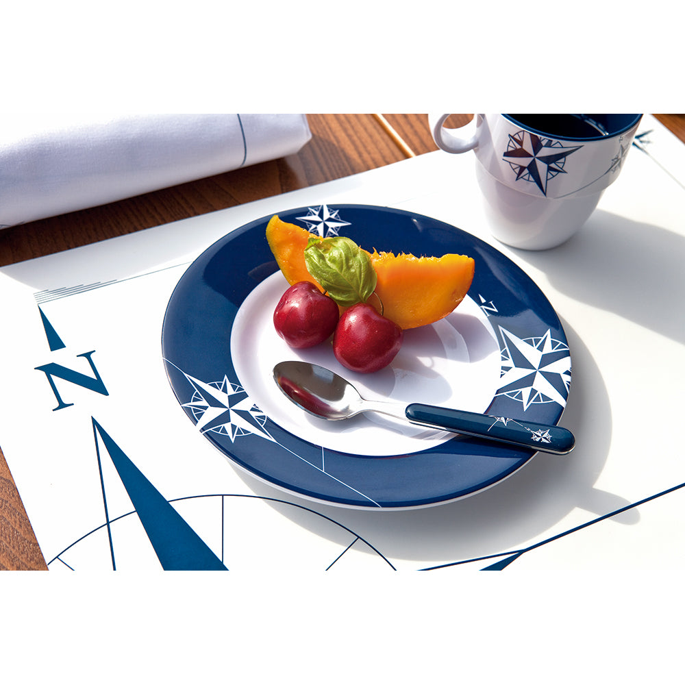 Marine Business Melamine Round Dessert Plate  NORTHWIND  7 Set of 6 15003C