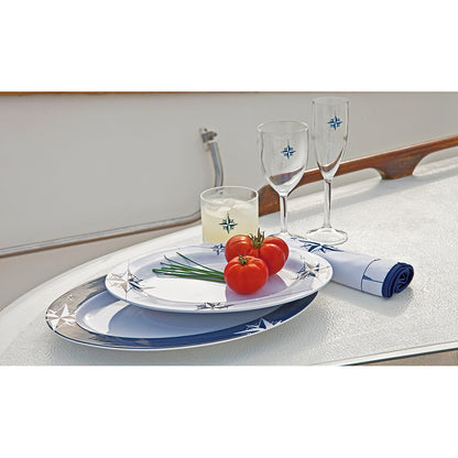 Marine Business Melamine Oval Serving Platters Set  NORTHWIND  Set of 2 15009