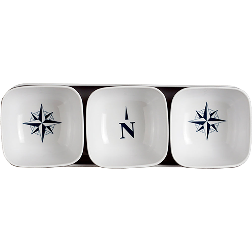 Marine Business Melamine Snack Set  NORTHWIND  Set of 4 15013