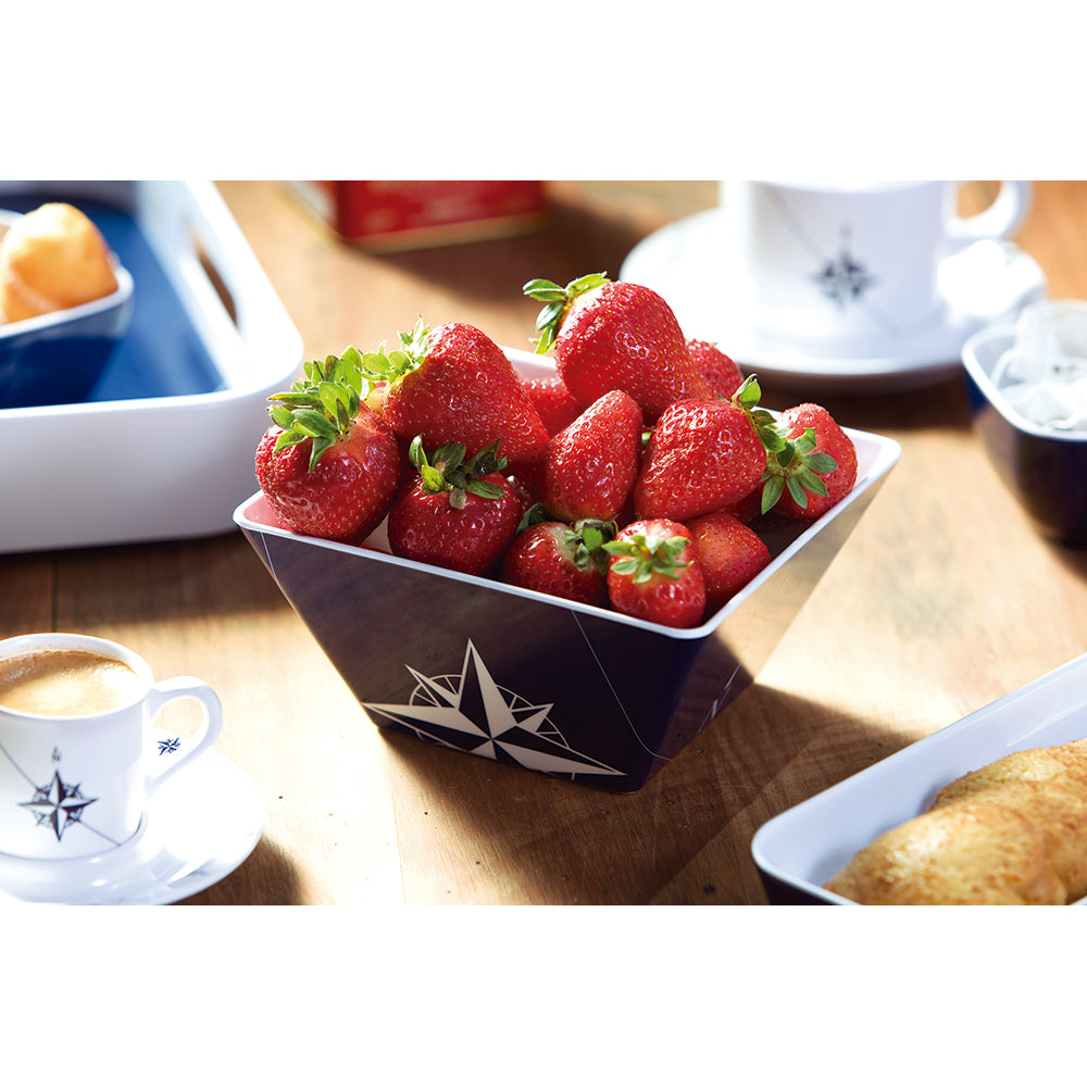 Marine Business Melamine Square Bowl  NORTHWIND  Set of 6 15022C