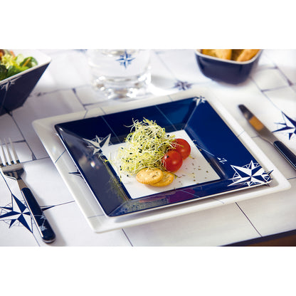 Marine Business Melamine Square Dessert Plate  NORTHWIND  82 Set of 6 15023C