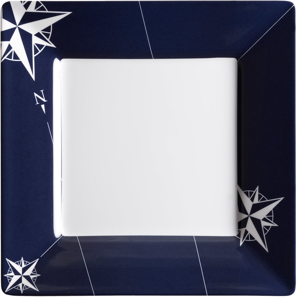 Marine Business Melamine Square Dessert Plate  NORTHWIND  82 Set of 6 15023C