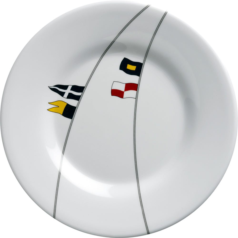 Marine Business Melamine Round Dessert Plate  REGATA  7 Set of 6 12003C