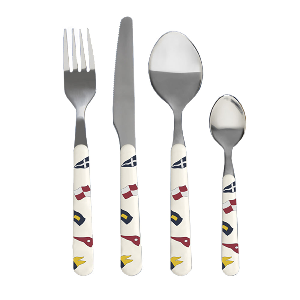 Marine Business Cutlery Stainless Steel Premium  REGATA  Set of 24 12025