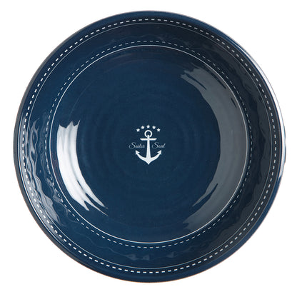 Marine Business Melamine Deep Round Soup Plate  SAILOR SOUL  88 Set of 6 14002C