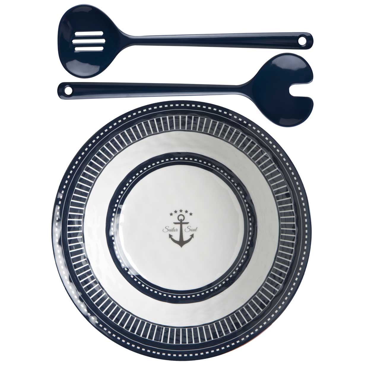 Marine Business Melamine Salad Bowl  Servers  SAILOR SOUL 14008