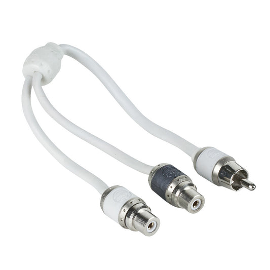 TSpec V10 Series RCA Audio Y Cable  2 Channel  1 Male to 2 Females V10RY2