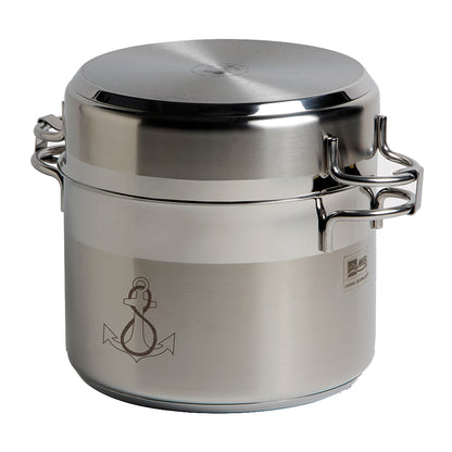 Marine Business Kitchen Cookware Pan Set SelfContaining  Stainless Steel  Set of 8 20001
