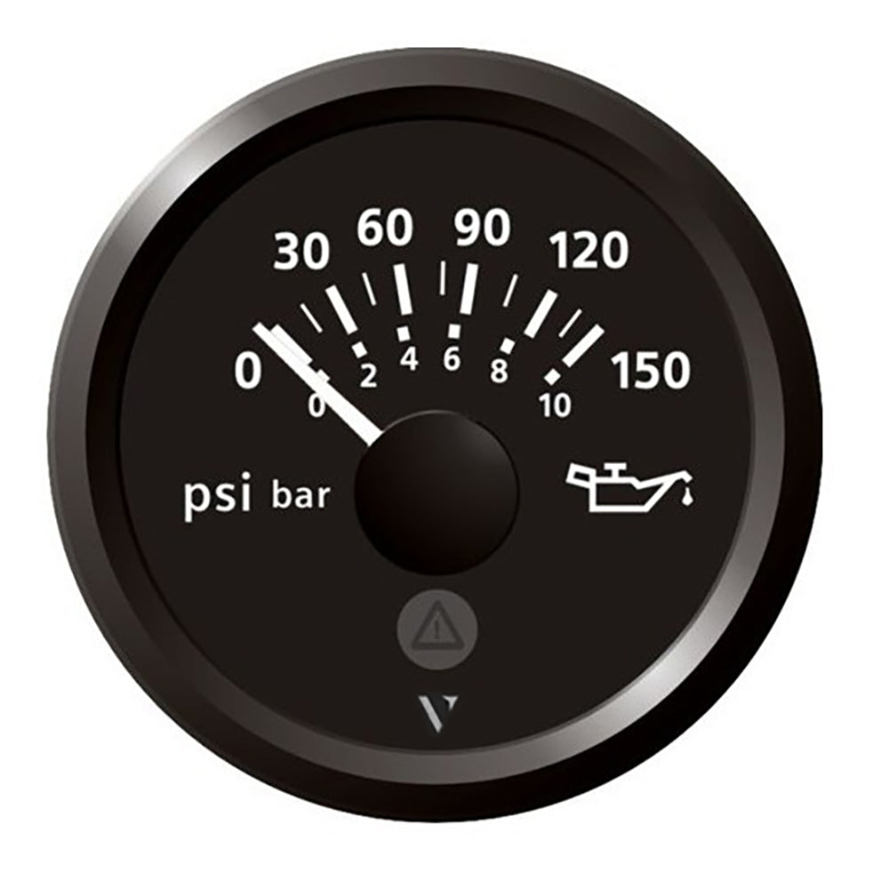 Veratron 52mm 2116 Viewline Engine Oil Pressure 150 PSI  Black Dial  Bezel A2C59514117