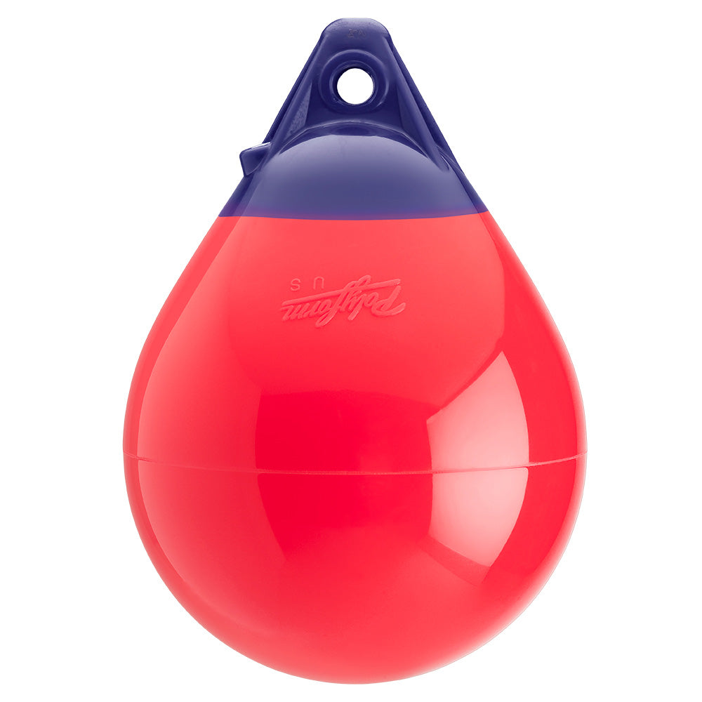 Polyform ASeries A0 Buoy 8 Diameter  Red A0 RED WBAR CODE