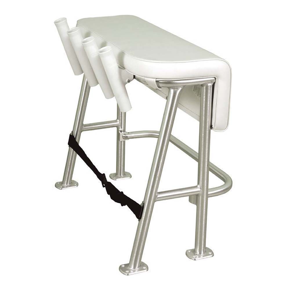 TACO Neptune III Leaning Post w4 White Poly Rod Holders L102005BSA1