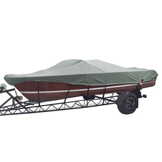 Carver SunDURA StyledtoFit Boat Cover f185 Tournament Ski Boats  Grey 74099S11