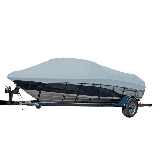 Carver SunDURA StyledtoFit Boat Cover f165 Sterndrive VHull Runabout Boats Including Eurostyle wWindshield and HandBow