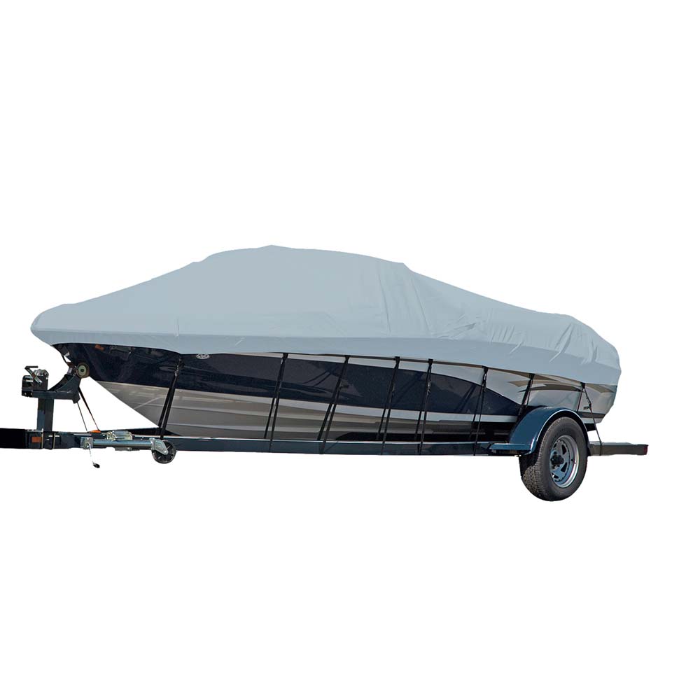 Carver SunDURA StyledtoFit Boat Cover f235 Sterndrive VHull Runabout Boats Including Eurostyle wWindshield  HandBow