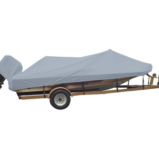 Carver SunDURA StyledtoFit Boat Cover f175 Wide Style Bass Boats  Grey 77217S11