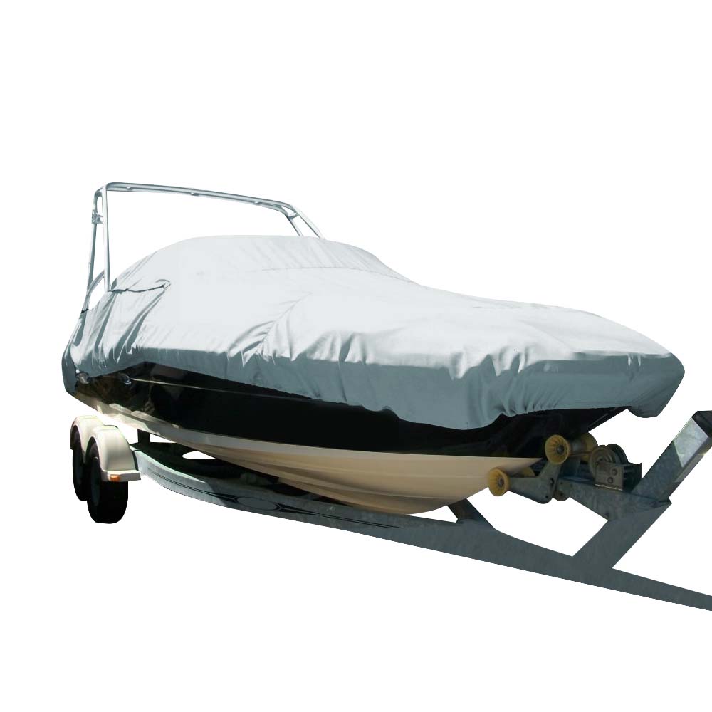 Carver SunDURA Specialty Boat Cover f225 Sterndrive Deck Boats wTower  Grey 96122S11