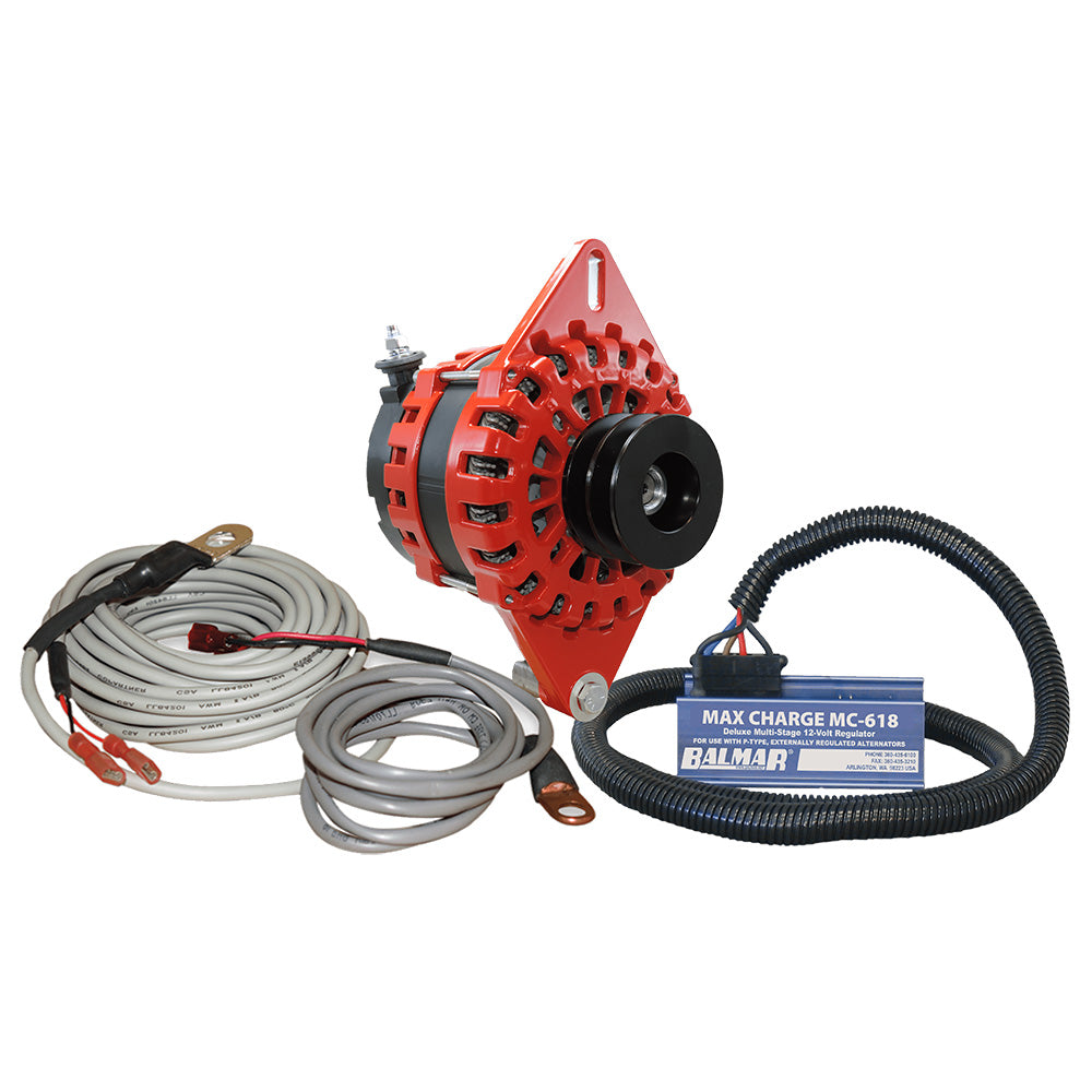 Balmar XT 250A Singleft Alternator MC Regulator T Sensors Dualpul Kit XTSF250DVKIT