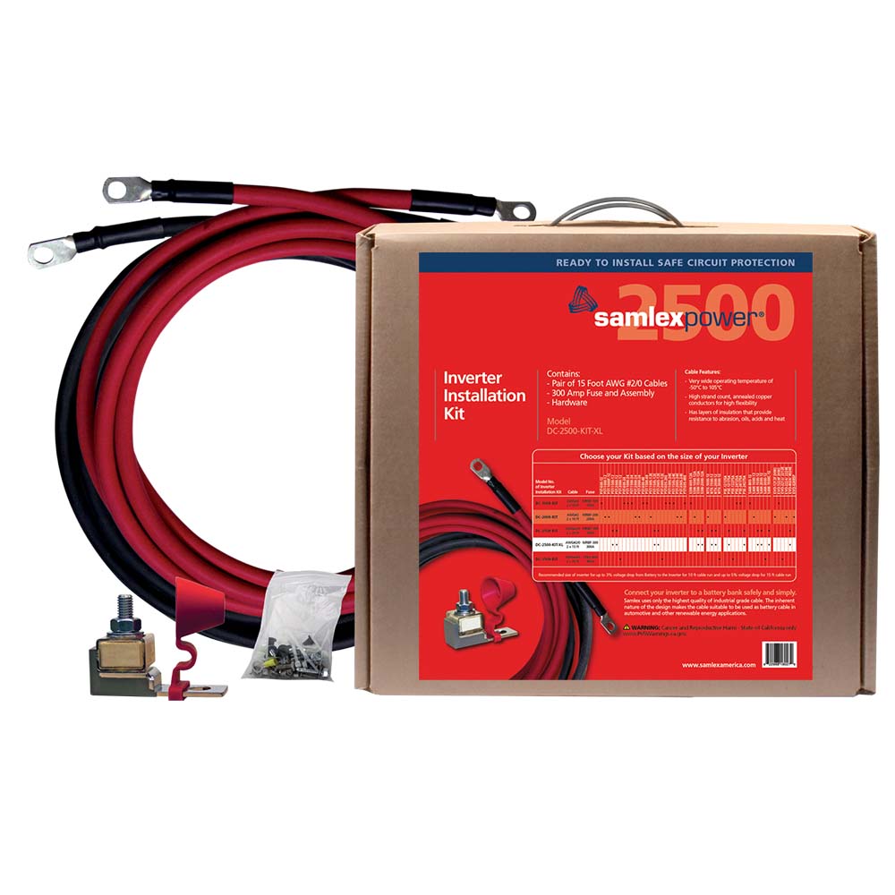 Samlex 2500W Inverter Install Kit DC2500KITXL