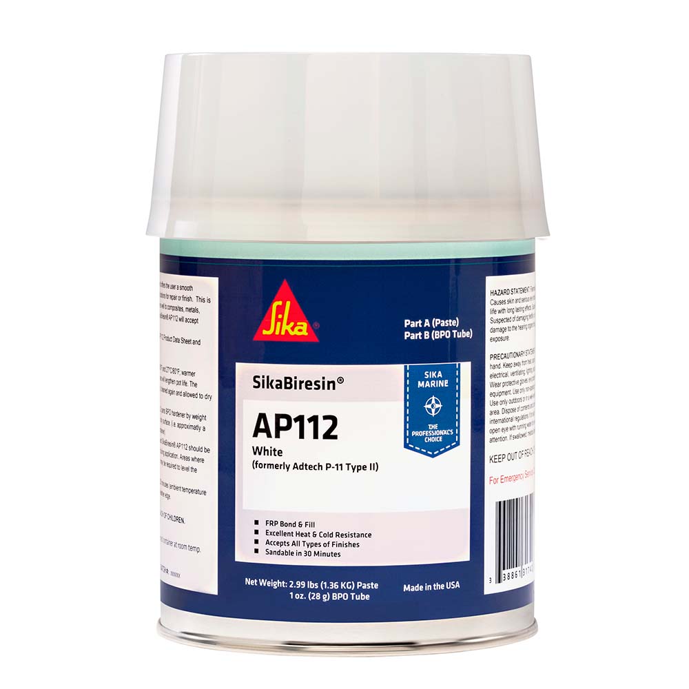 Sika SikaBiresin AP112 White Quart BPO Hardener Required 609802