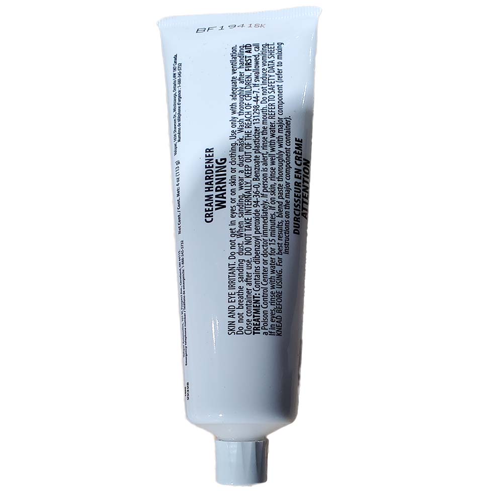 Sika BPO Cream Hardener Black 4oz Tube Resin Required 648702