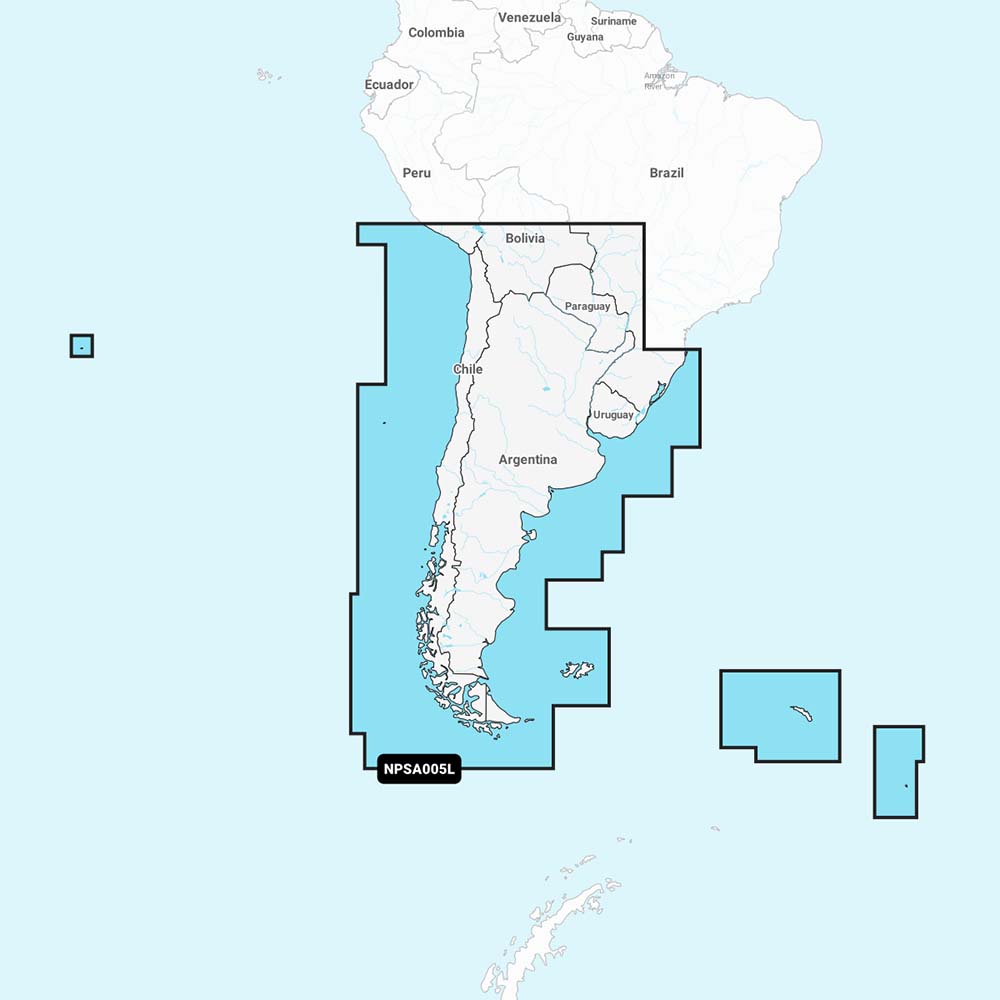 Navionics Platinum NPSA005L  Chile Argentina  Easter Island 010C136540