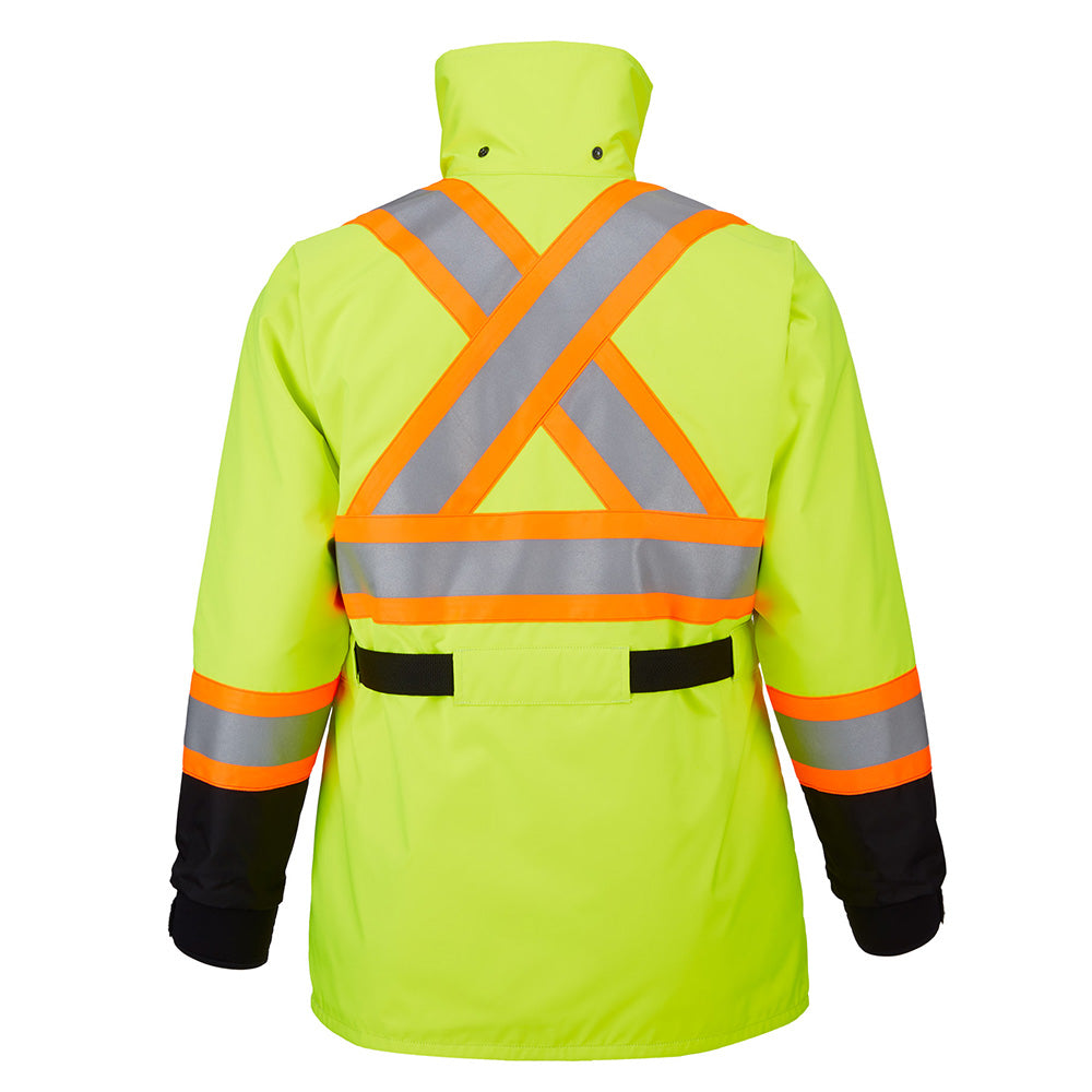 Mustang Classic Flotation Coat  Fluorescent YellowGreenBlack  XL MC1506T3239XL206