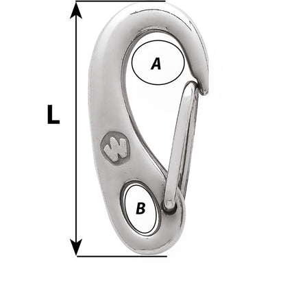 Wichard Safety Snap Hook  35mm 02479