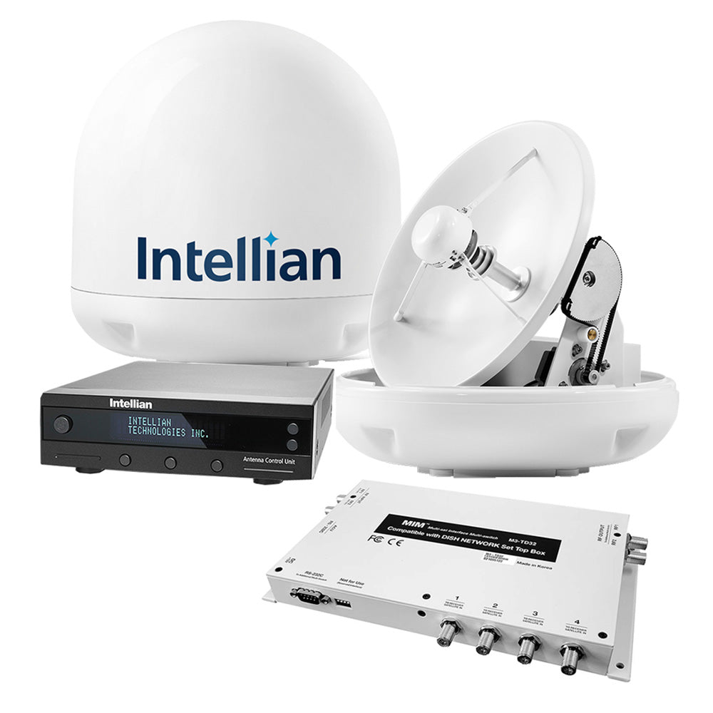 Intellian i3 US System wDISHBell MIM2 w3M RG6 Cable  15M RG6 Cable B4309DN2