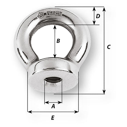 Wichard 516 Eye Nut  2132 Diameter 06341