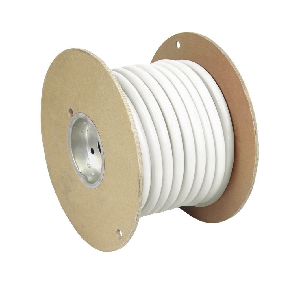 Pacer White 6 AWG Battery Cable  25 WUL6WH25