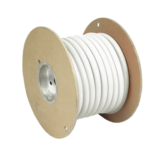 Pacer White 6 AWG Battery Cable  50 WUL6WH50