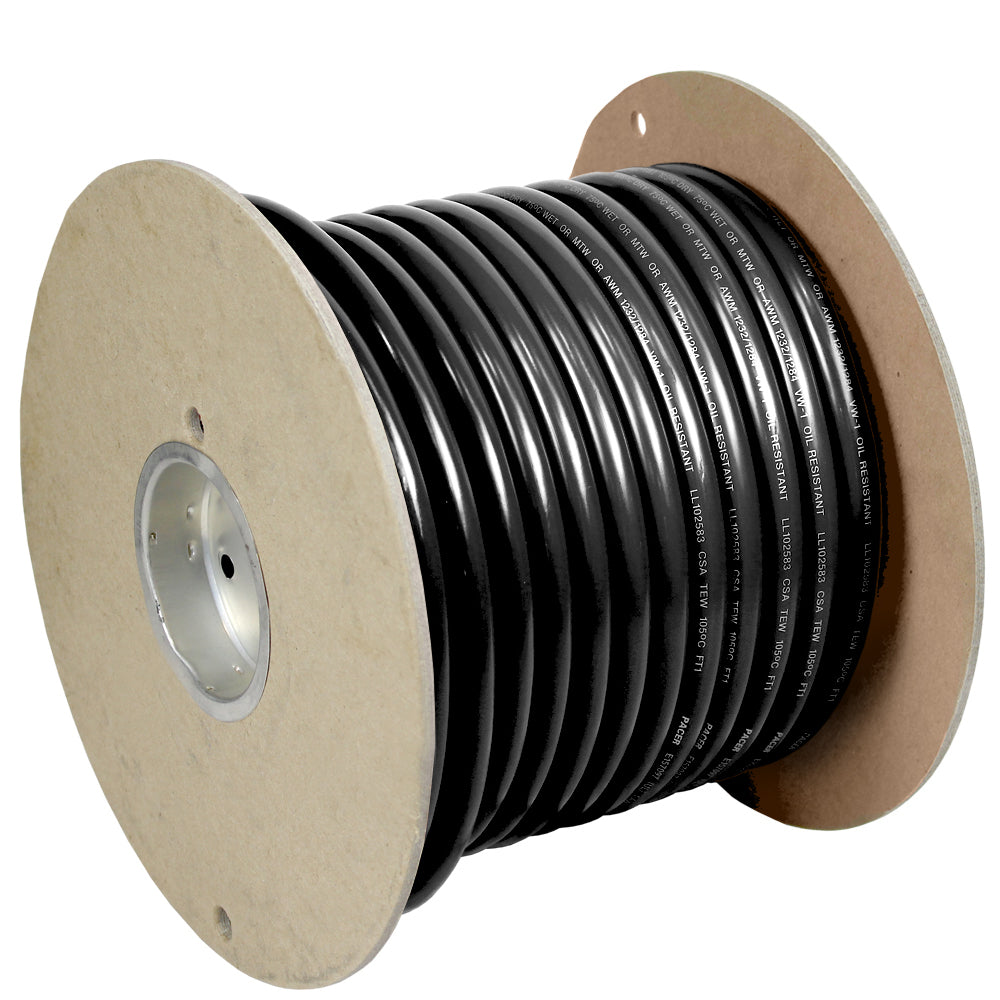 Pacer Black 30 AWG Battery Cable  100 WUL30BK100