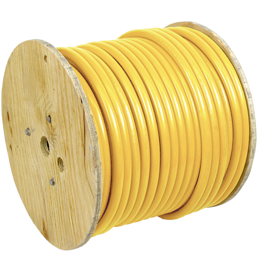 Pacer Yellow 30 AWG Battery Cable  250 WUL30YL250