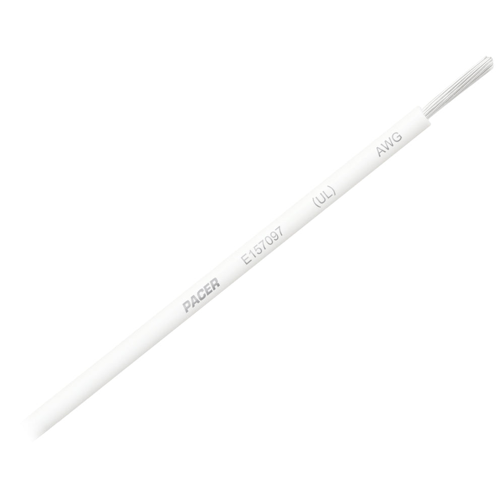 Pacer White 14 AWG Primary Wire  25 WUL14WH25