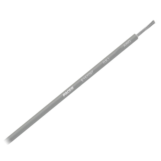 Pacer Grey 10 AWG Primary Wire  25 WUL10GY25
