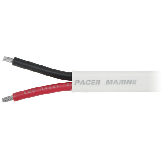 Pacer 162 AWG Duplex Cable  Flat Cable  RedBlack  500 W162DC500