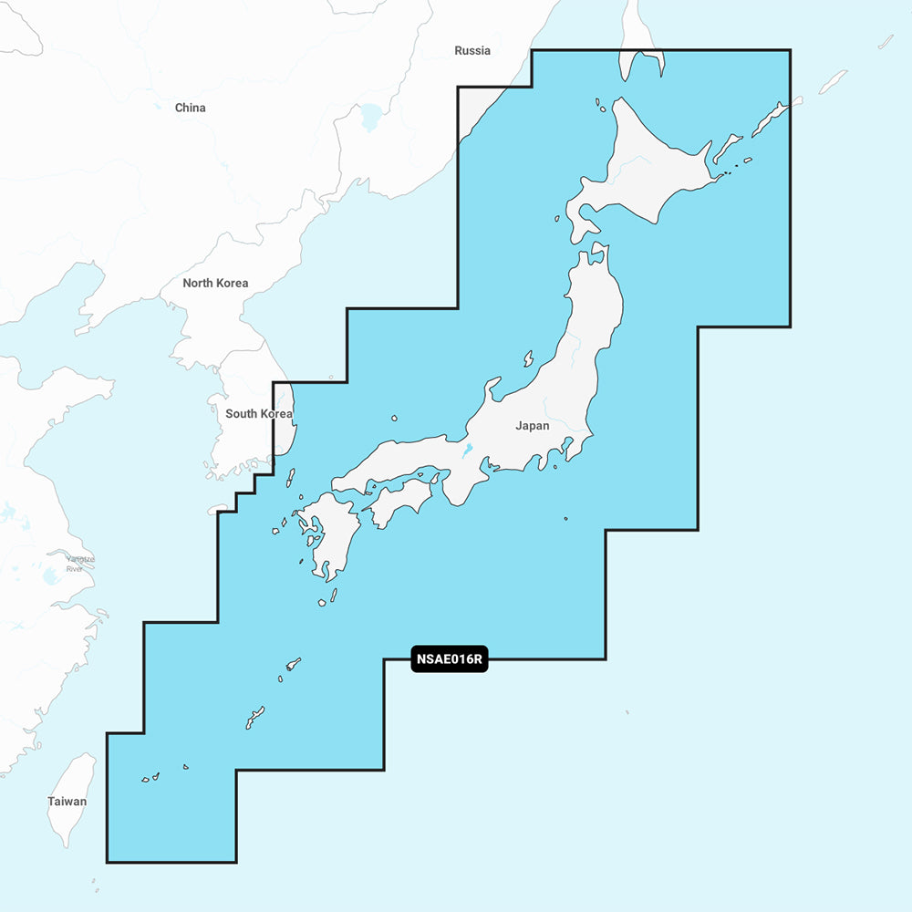 Garmin Navionics NSAE016R  Japan Lakes  Coastal  Marine Chart 010C121520