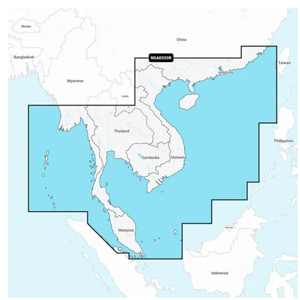 Garmin Navionics NSAE020R  South China  Andaman Seas  Marine Chart 010C121820